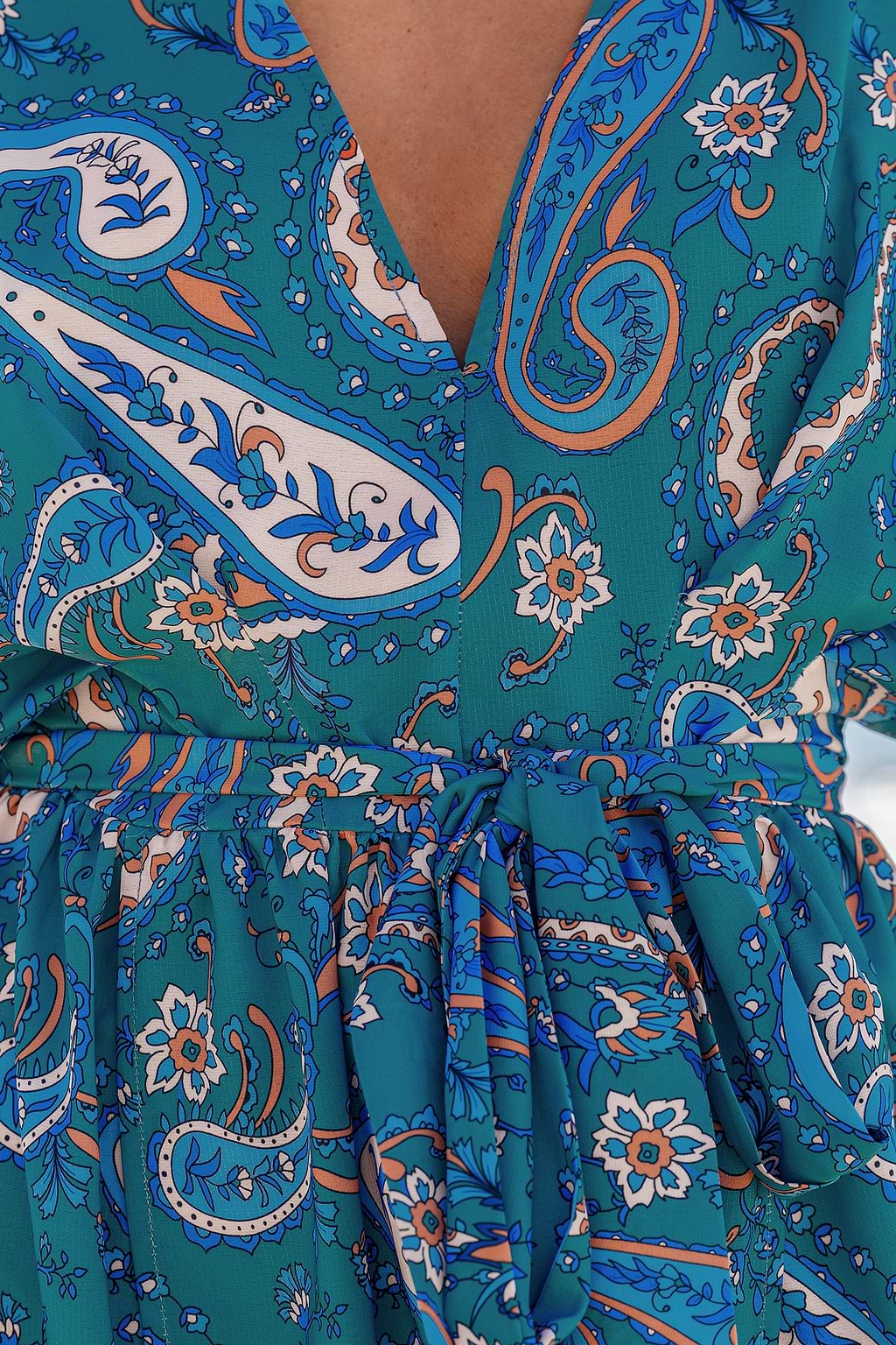 Robe cover up longue avec taille cintrée