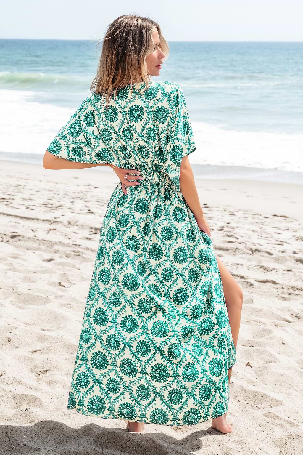 Boho Serenade Ornate Midi Dress
