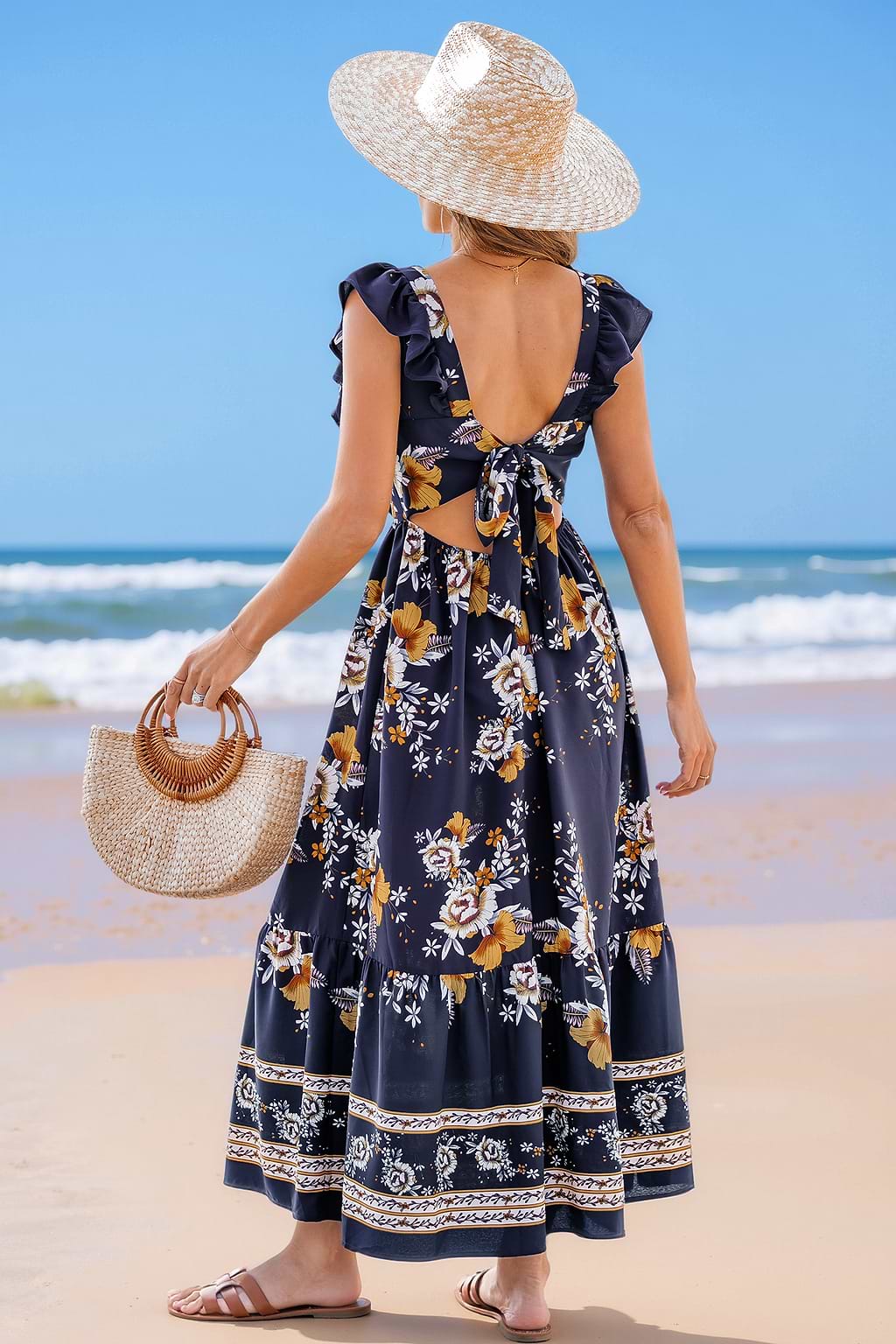 Walk In the Meadow Floral Maxi Dress