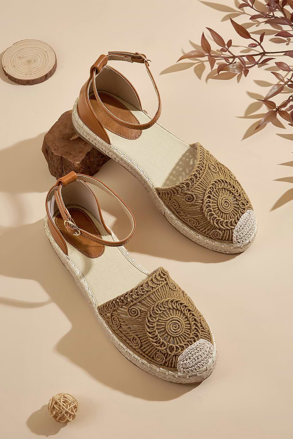 Sun Chasing Brown Espadrille Shoes
