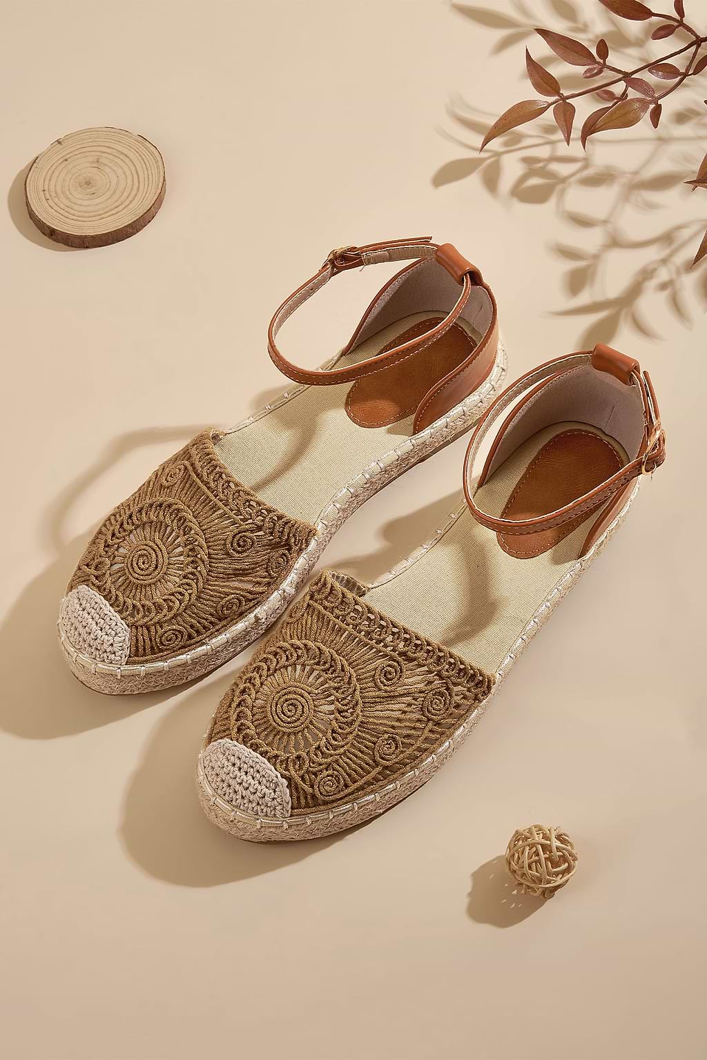Sun Chasing Brown Espadrille Shoes