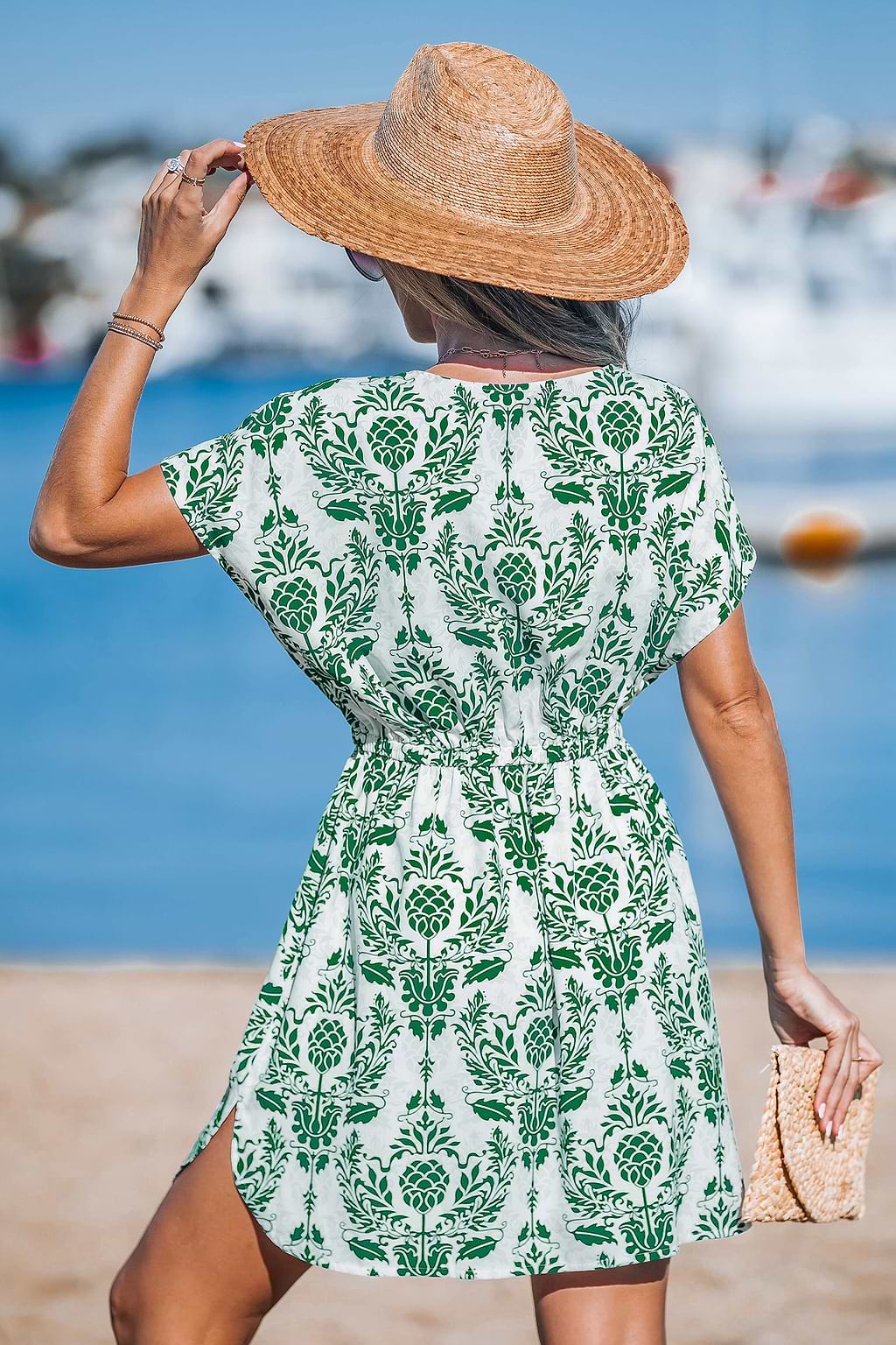 Breezy Enchantment Ornate Mini Dress