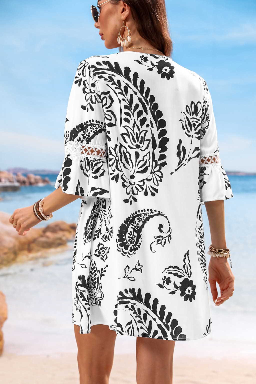 Amelia Ornate Mini Dress