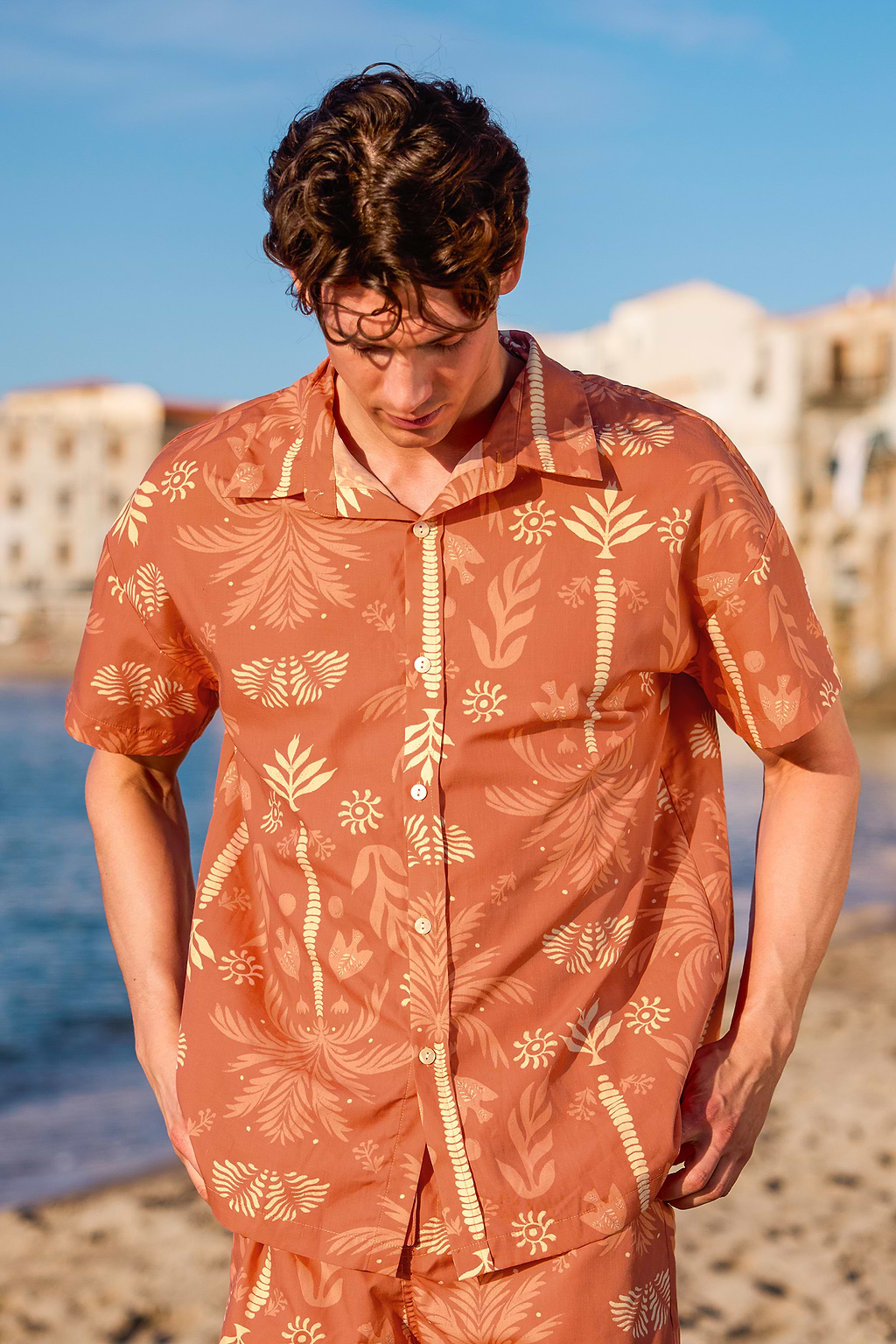 Terracotta Vibes Tropical Shirt