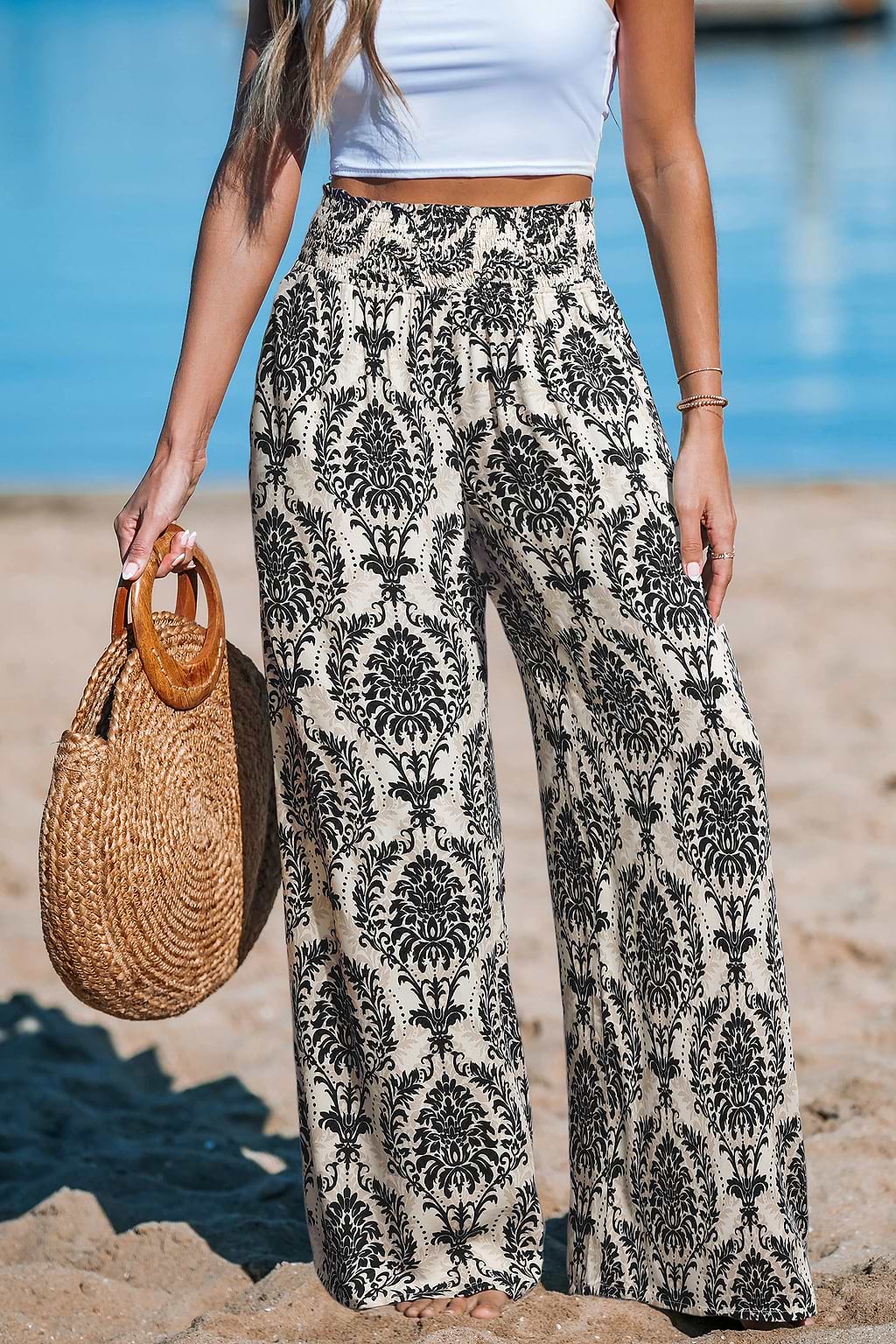 Beachfront Escape Tropical Pants