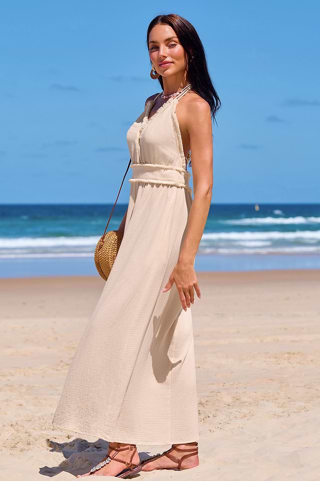 beige cocktail dress for wedding PRETTYGARDEN Cocktail Dresses for Women Summer Formal Elegant Tube Top main image 0