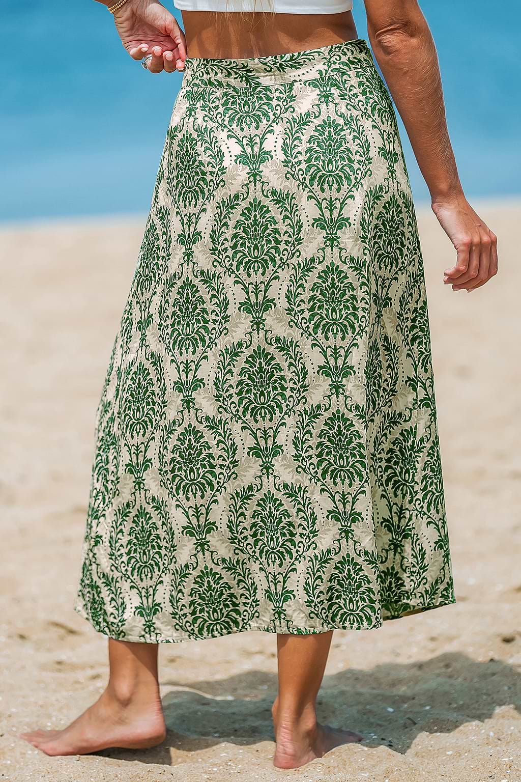 Boho Paisley Cover-Up Sarong