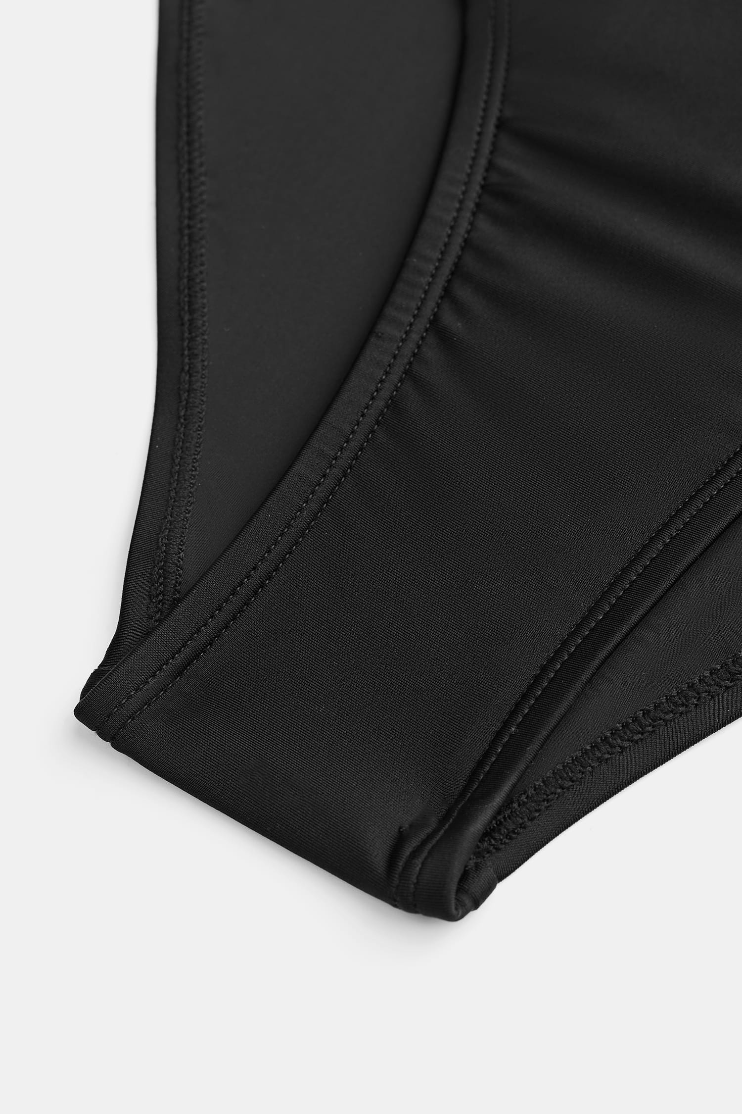 CUPSHE カップシー Solid Mesh Wrap Front Cutout Black 水着 Solid Mesh Wrap Front Cutout Black One Piece Swimsuit