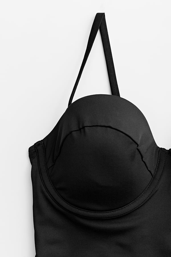 Siren's Call Black Slim & Sculpt One-Piece Swimsuit