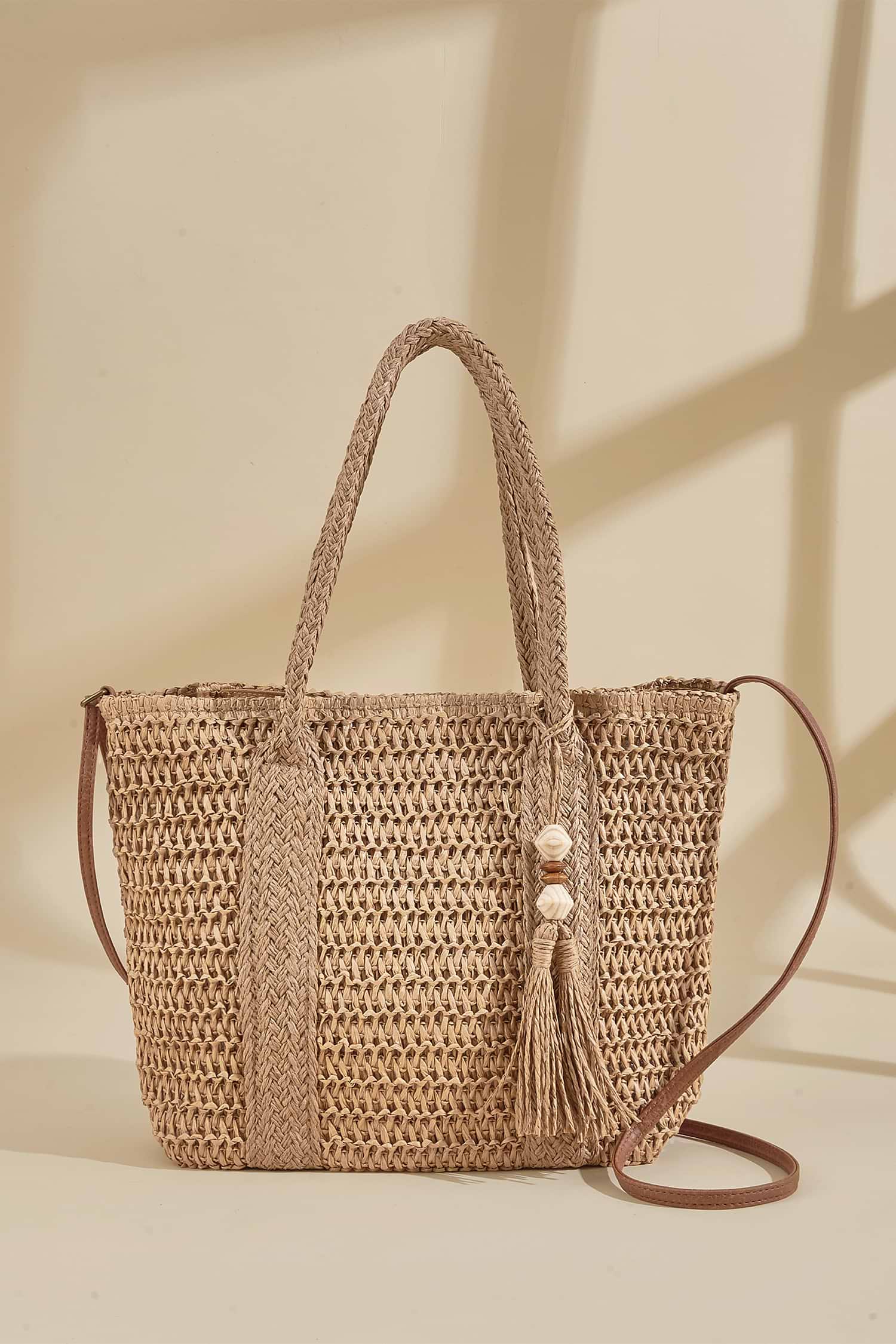 Sunshine Getaway Woven Tote Bag
