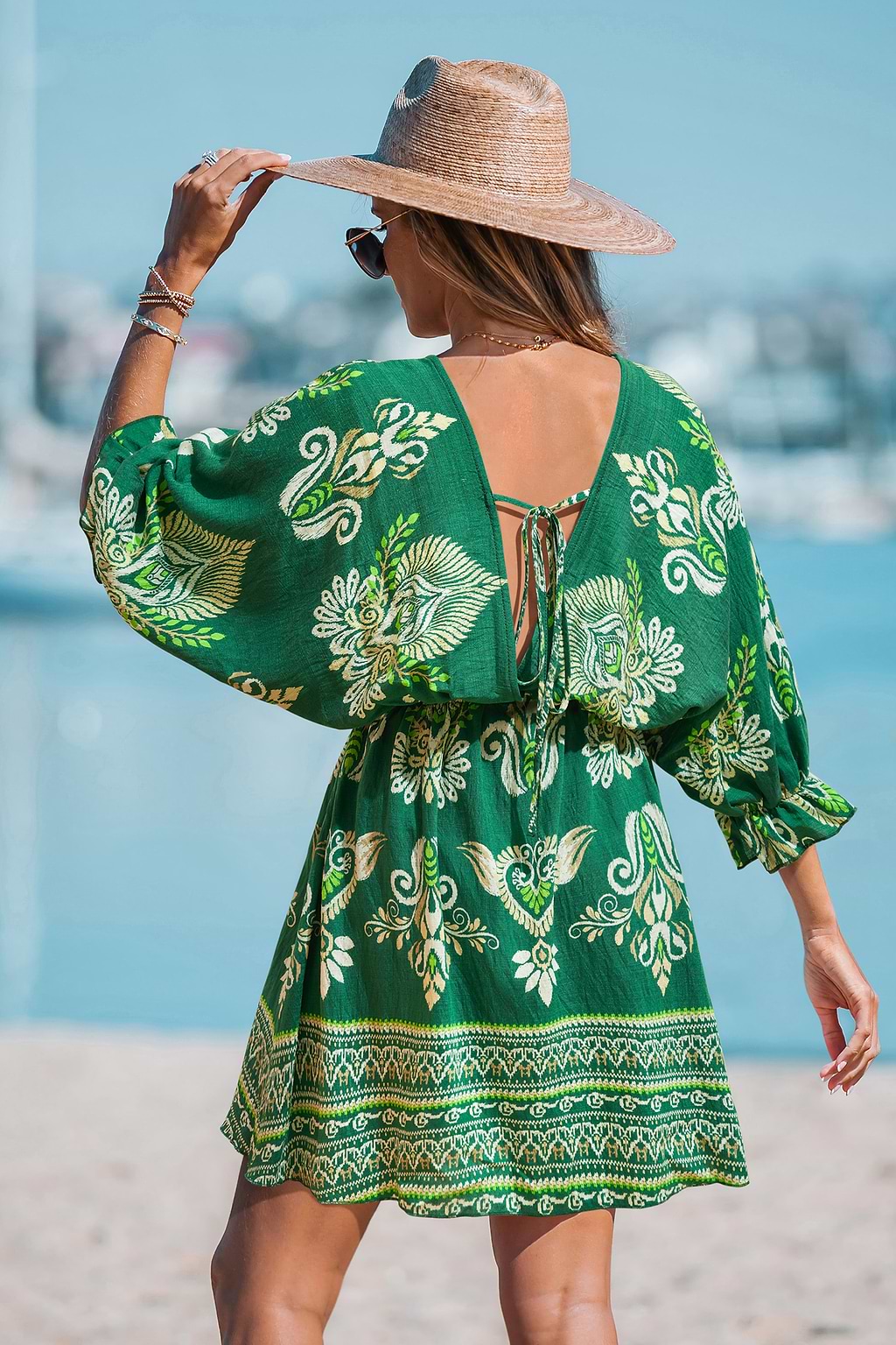 Lush Meadow Ornate Mini Dress