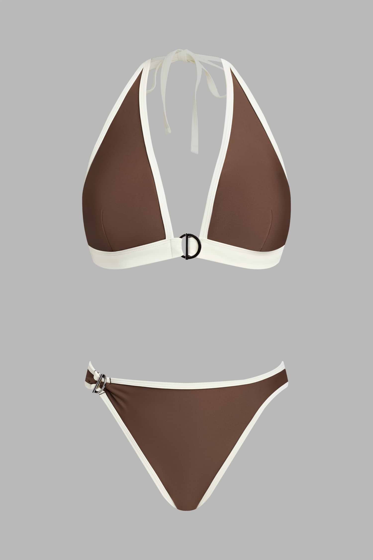 CUPSHE◆Tidal Shift ブラウン ビキニ セット Tidal Shift Brown Bikini Set