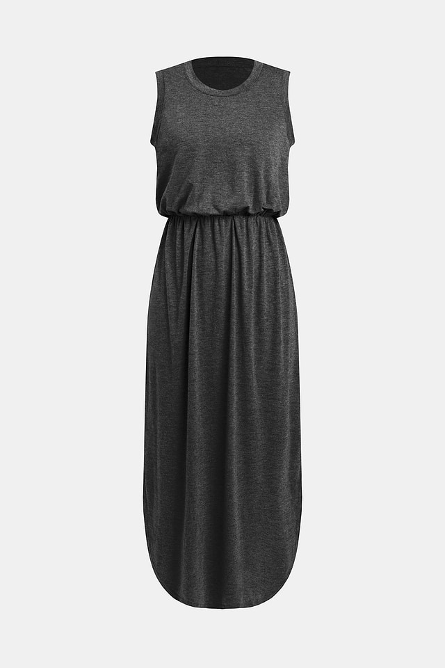 Tuscany Grey Midi Dress