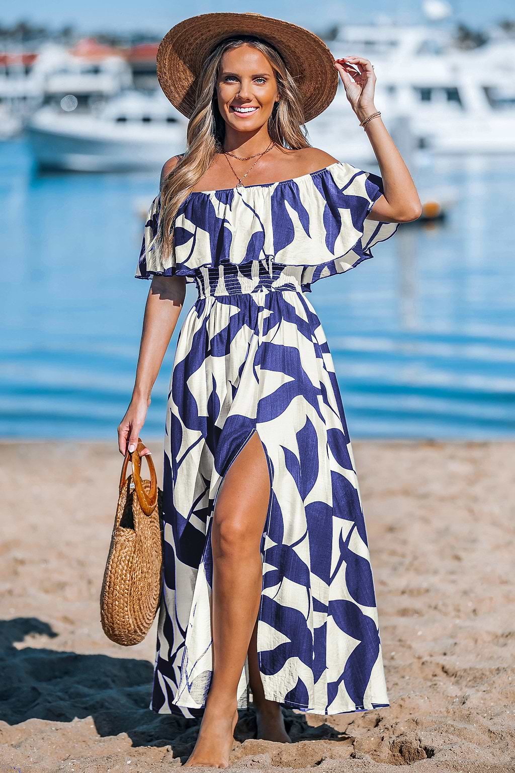 Chasing Sunsets Abstract Maxi Dress