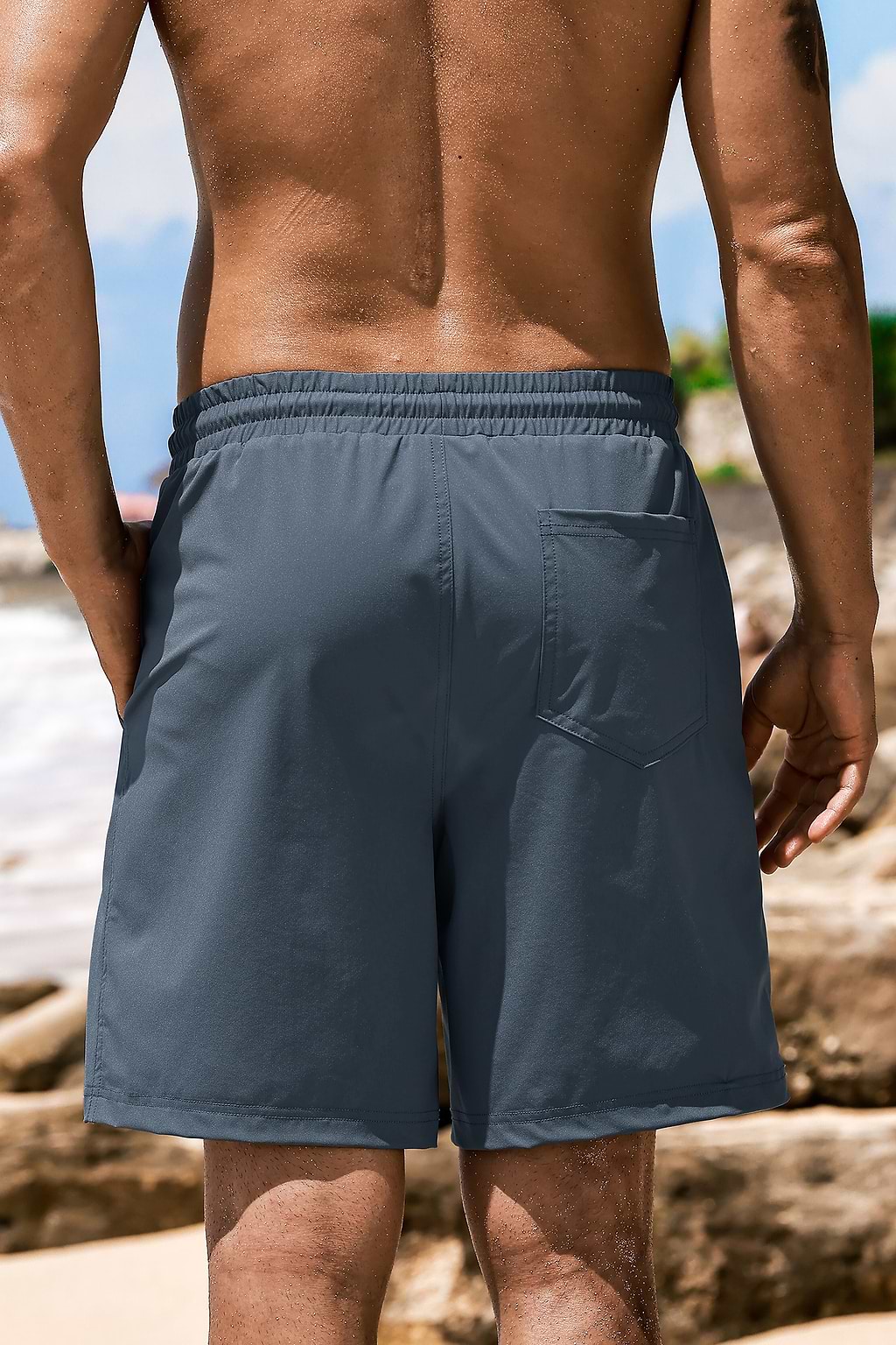 Midnight Surf Blue Board Shorts