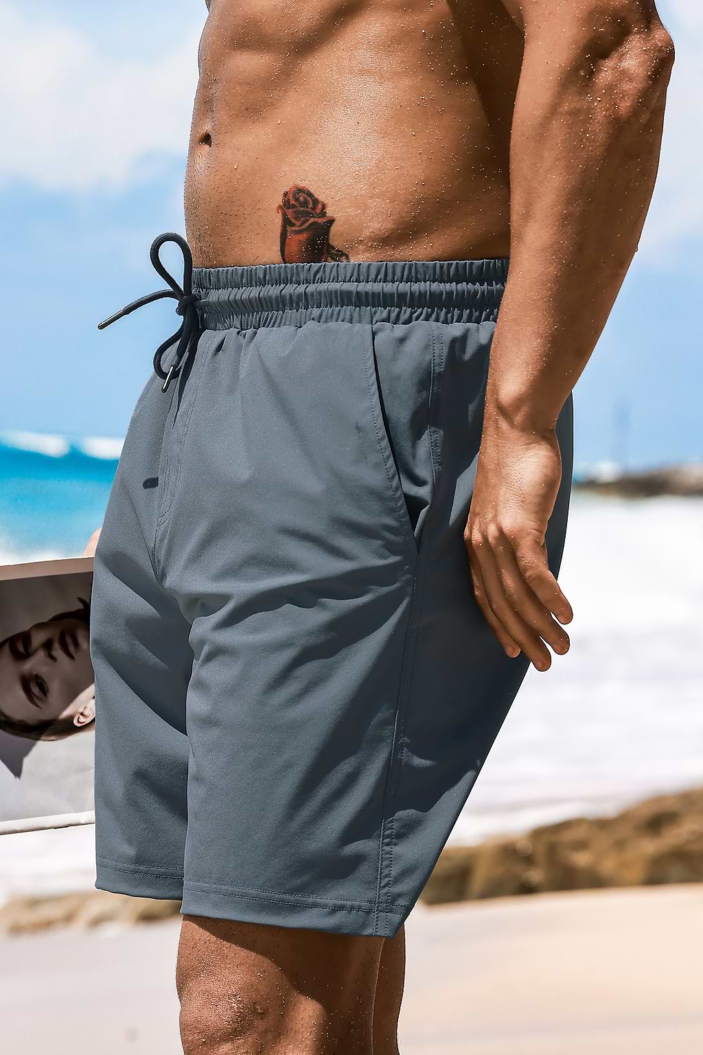 Midnight Surf Blue Board Shorts