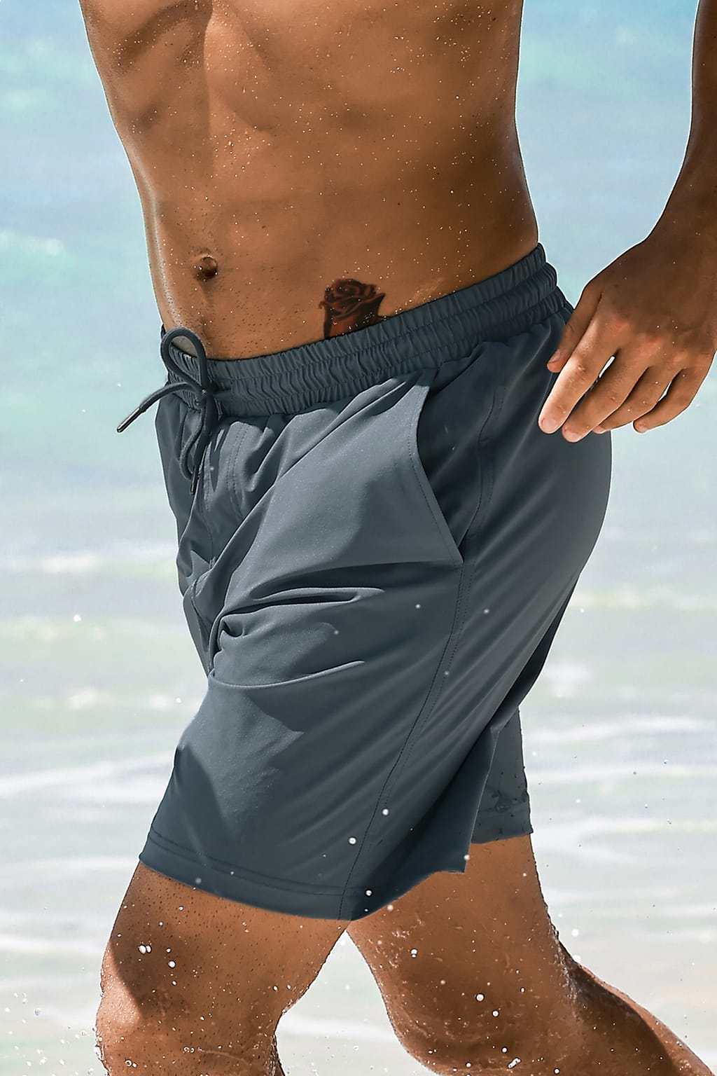 Midnight Surf Blue Board Shorts