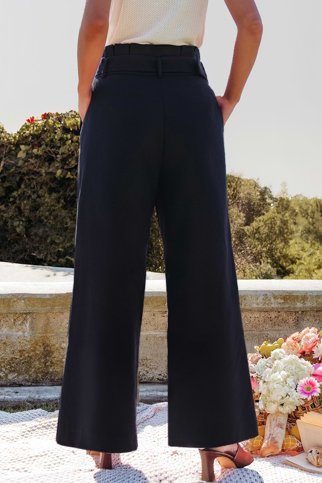 Effortless Chic Navy Pants