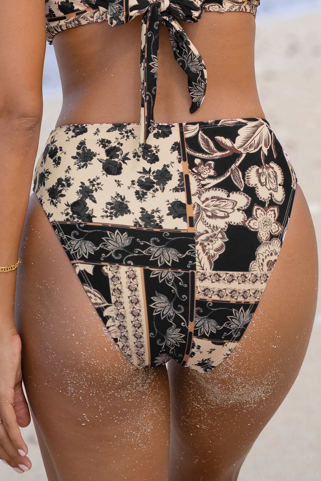 Escaping Boho High-Rise Bikini Bottoms