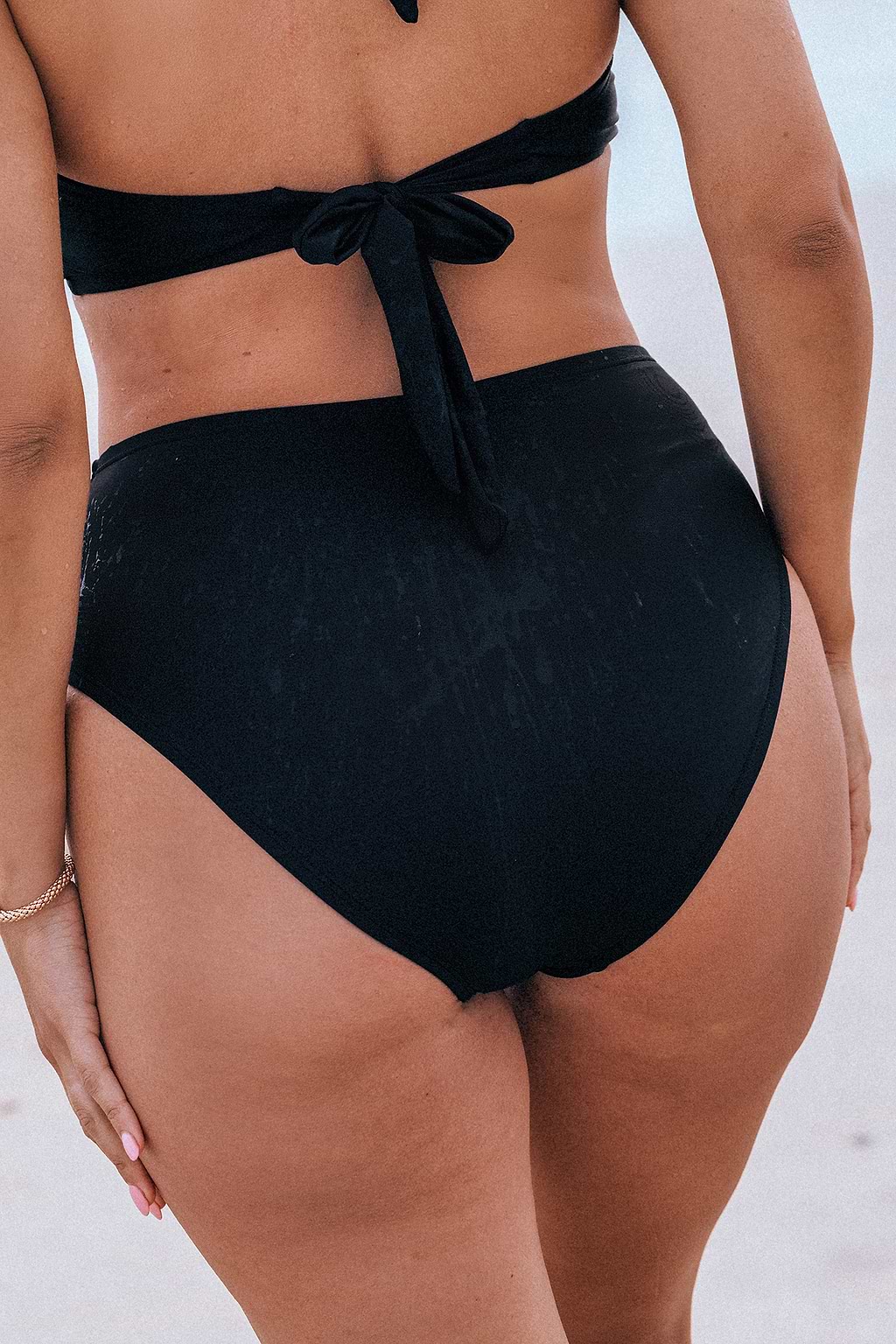 Onyx High-Rise Tummy Control Bikini Bottoms