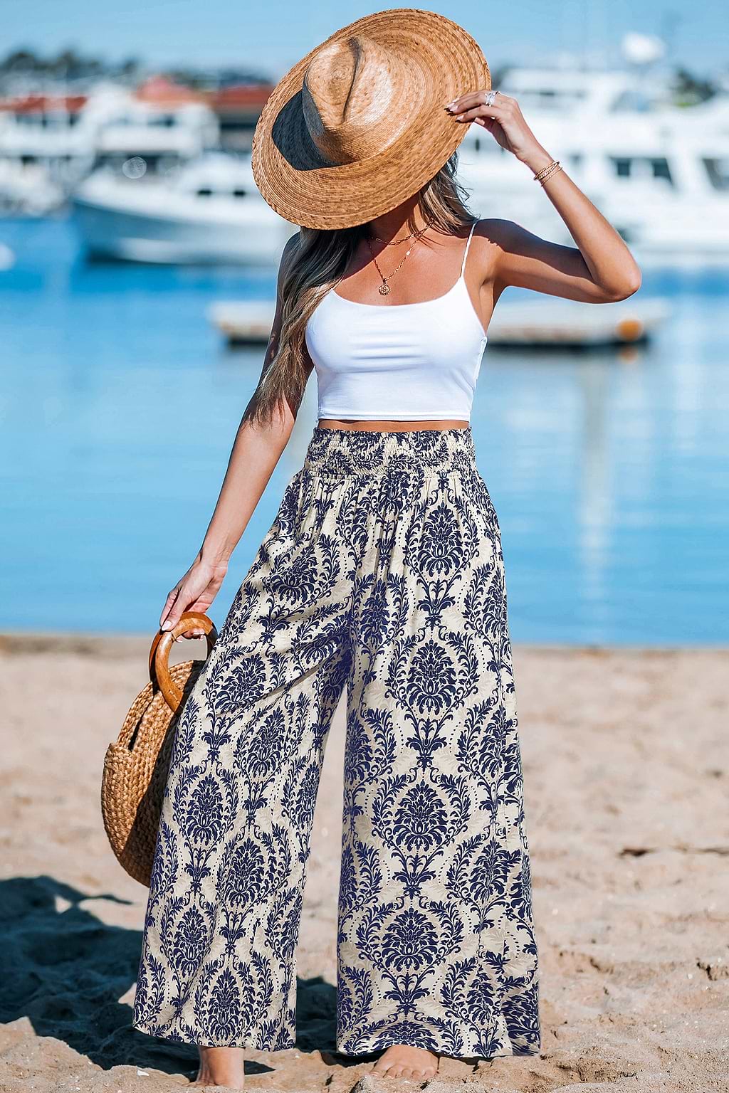 Gilded Sands Ornate Pants