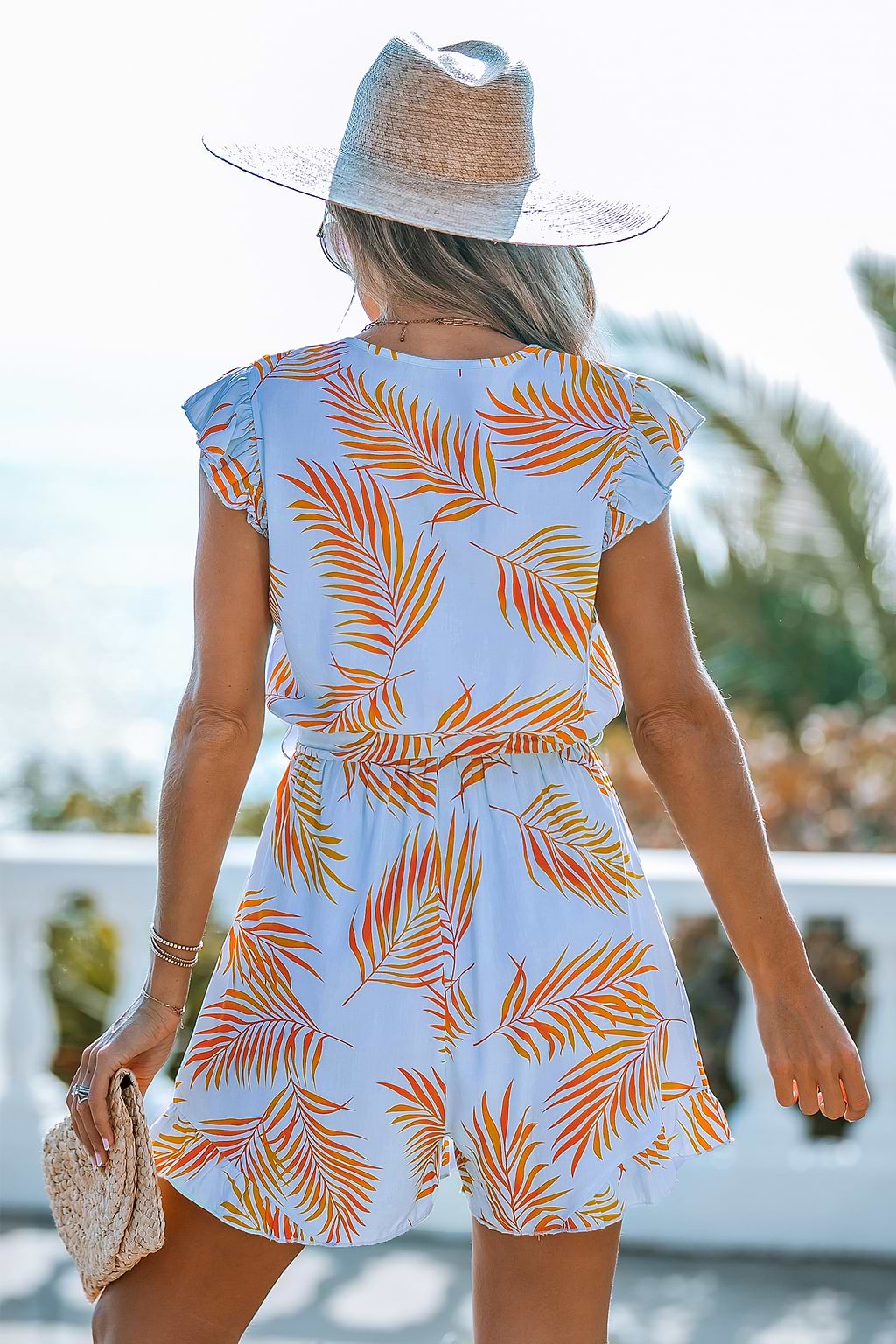 Saltwater Glow Tropical Romper