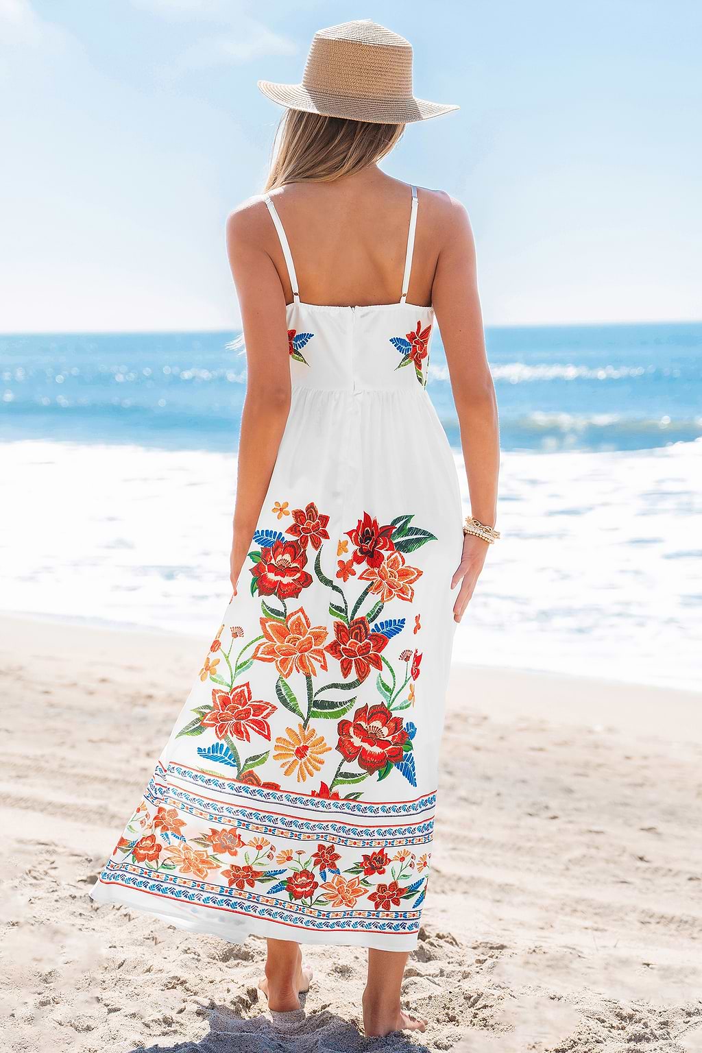 Handpicked Blooms Floral Maxi Dress