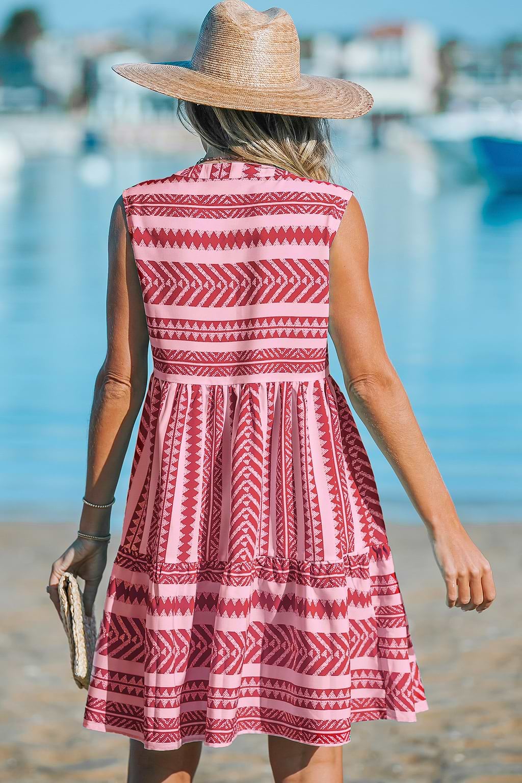 Summer Breeze Geo Mini Dress