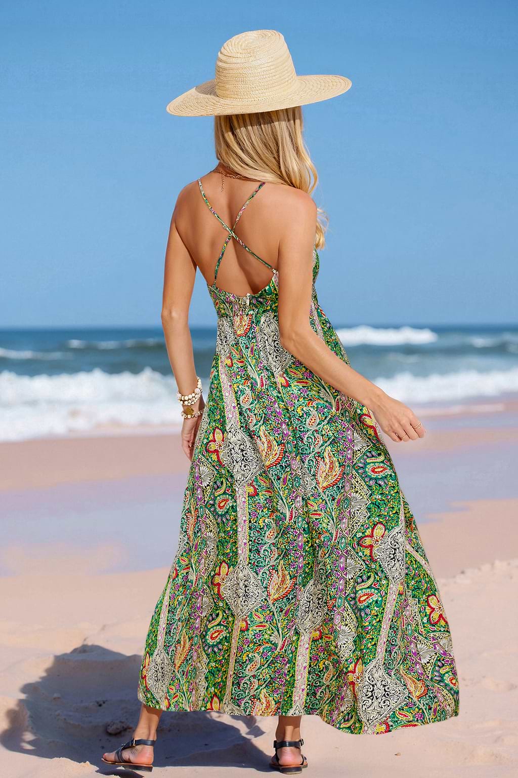 Boho Bliss Paisley Maxi Dress