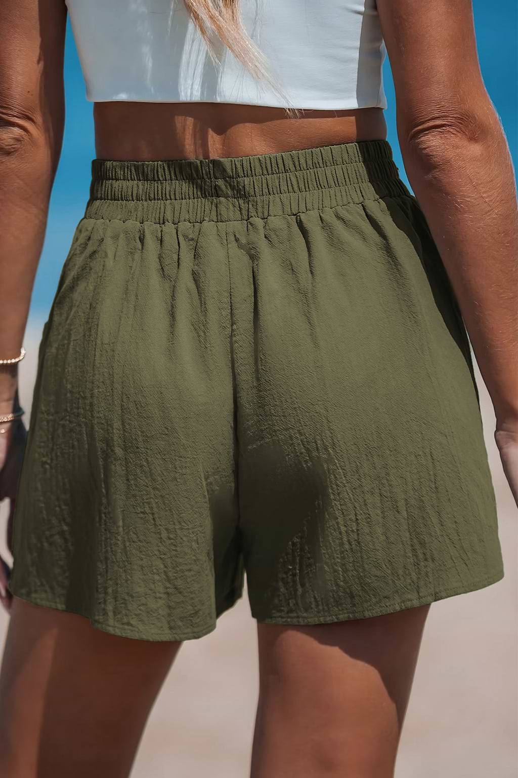 Summer Vacay Green Shorts