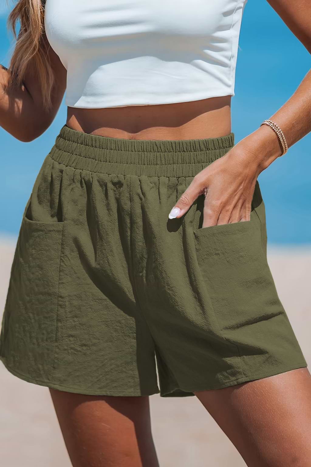 Pantaloncini verdi Summer Vacay