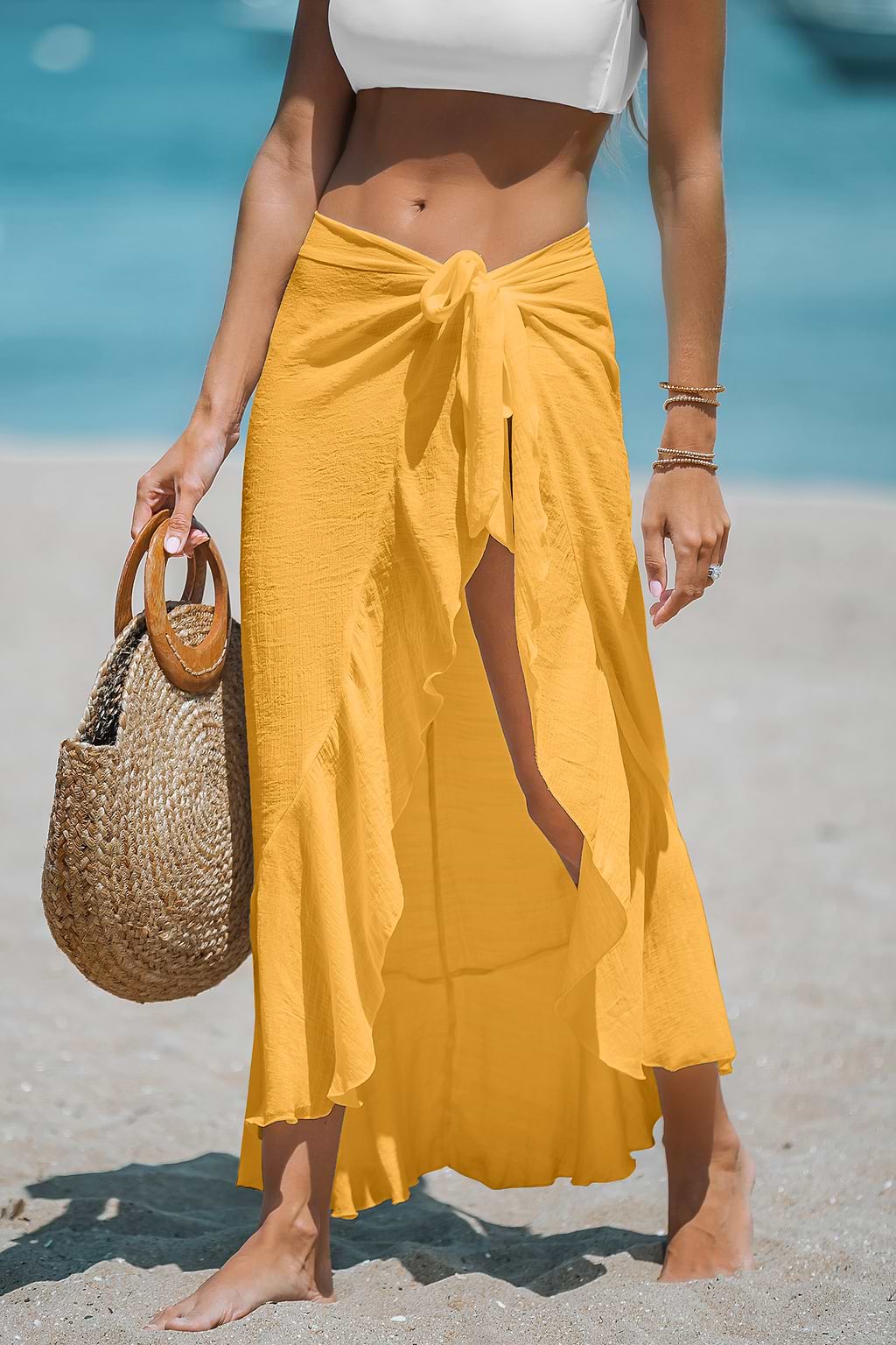 Rays of Sunshine Yellow Cover-Up Sarong