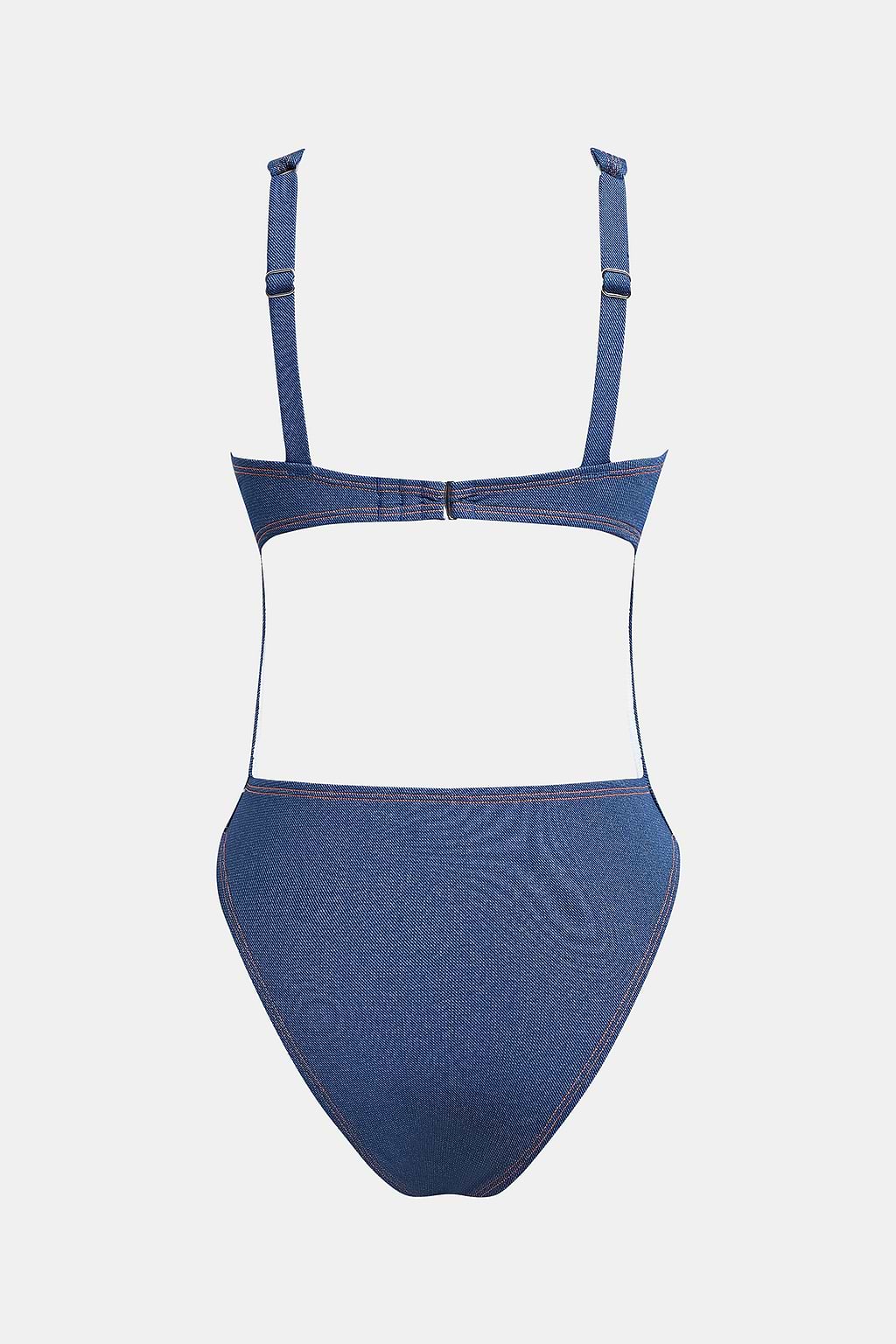 Traje de baño monokini vaquero Britney
