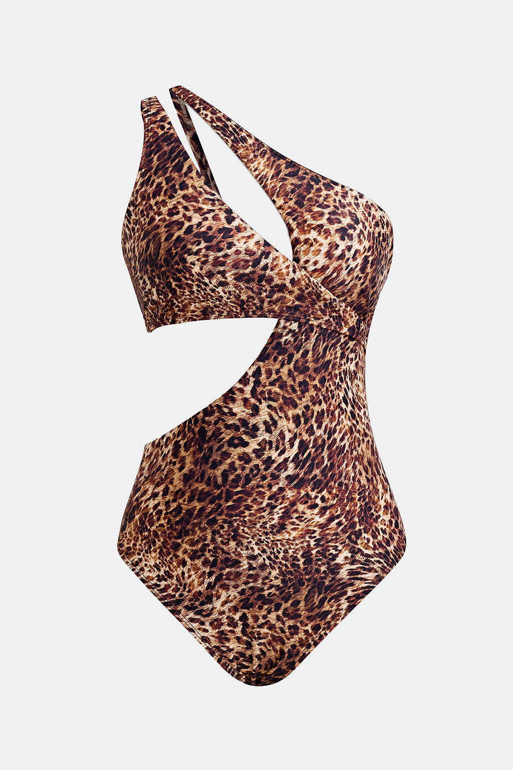 Animal Print Verstellbare Träger Badeanzug