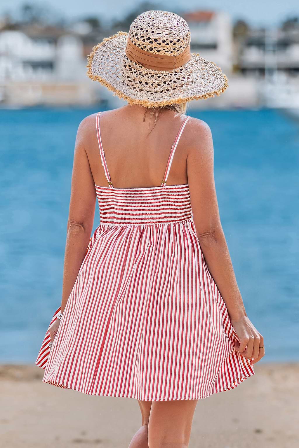 Vintage Era Striped Mini Dress