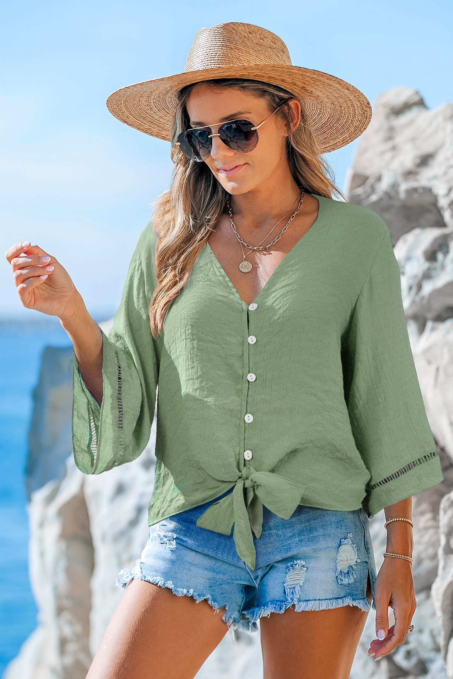 Slick Amazon Leaf Top | Marciano