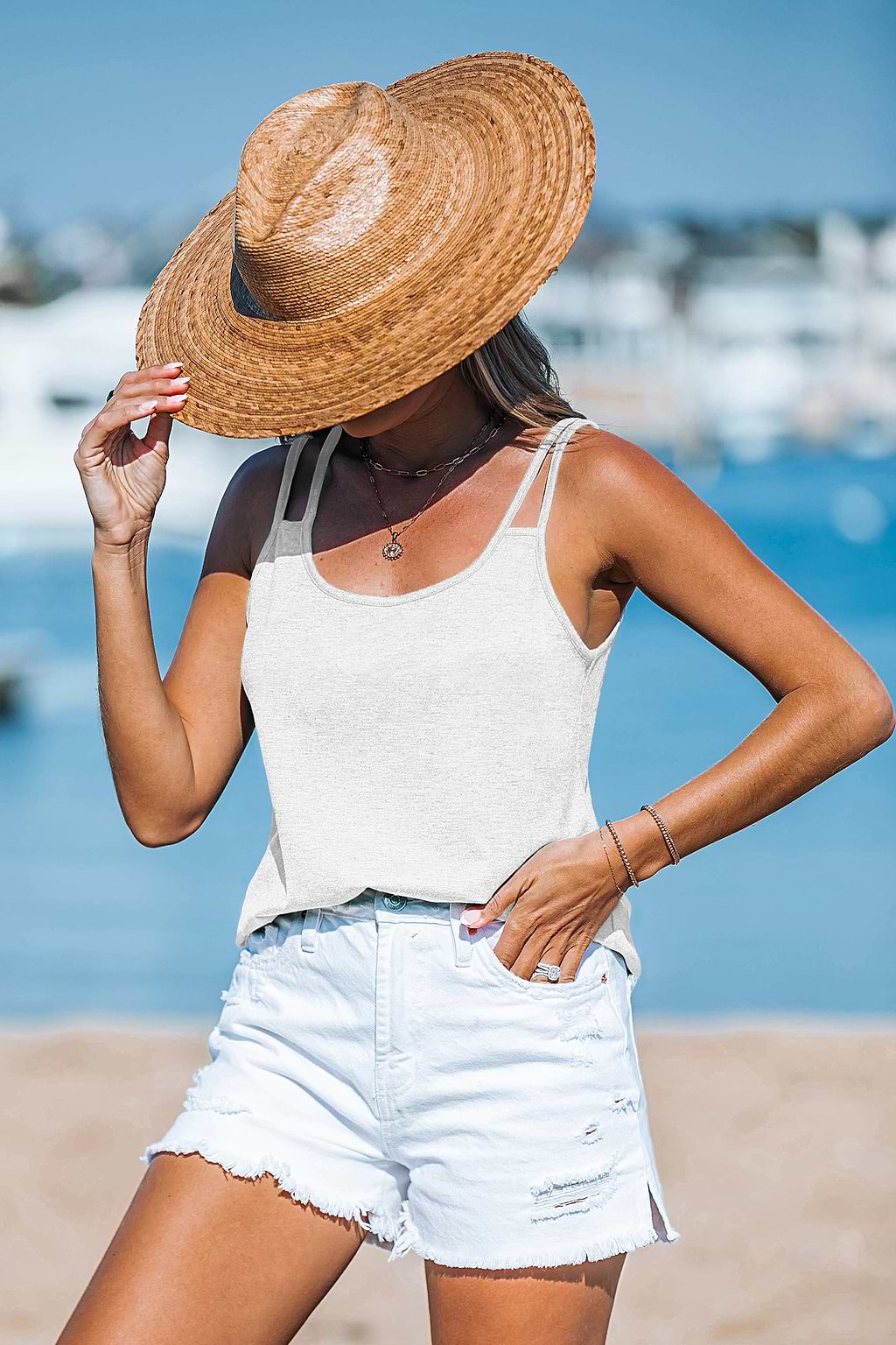 Double Take White Top