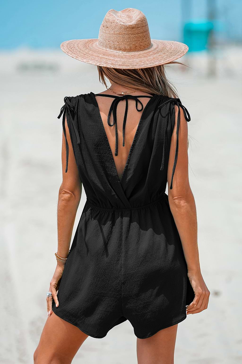 Lush Escape Black Romper