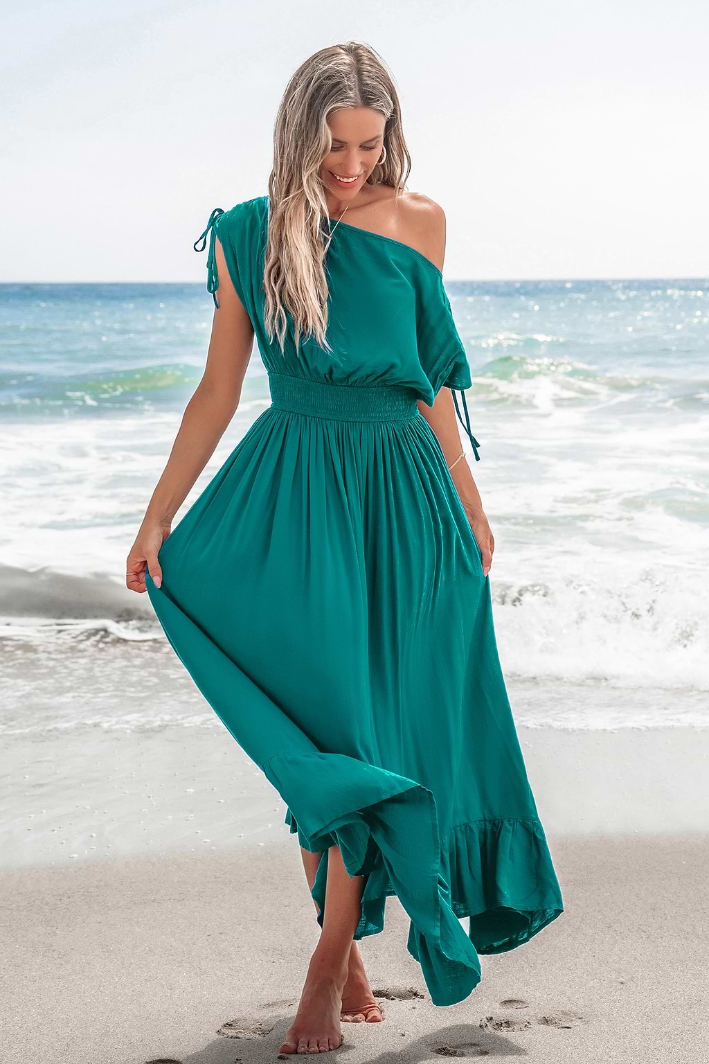 Vera Green Maxi Dress