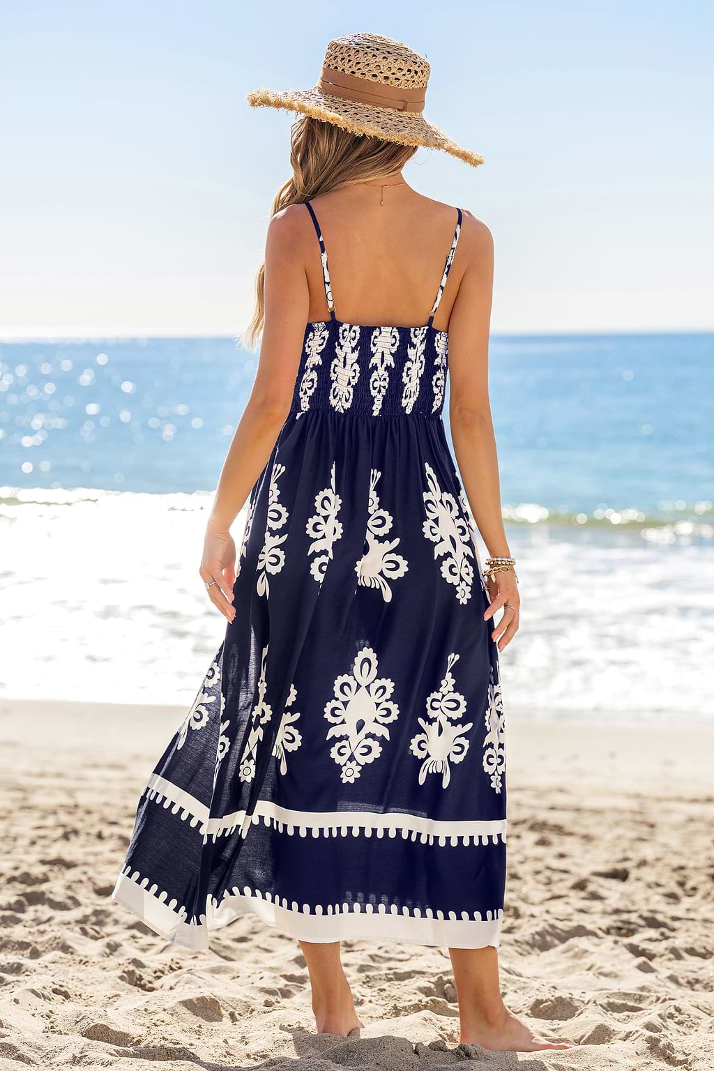 Summer Haze Ornate Maxi Dress
