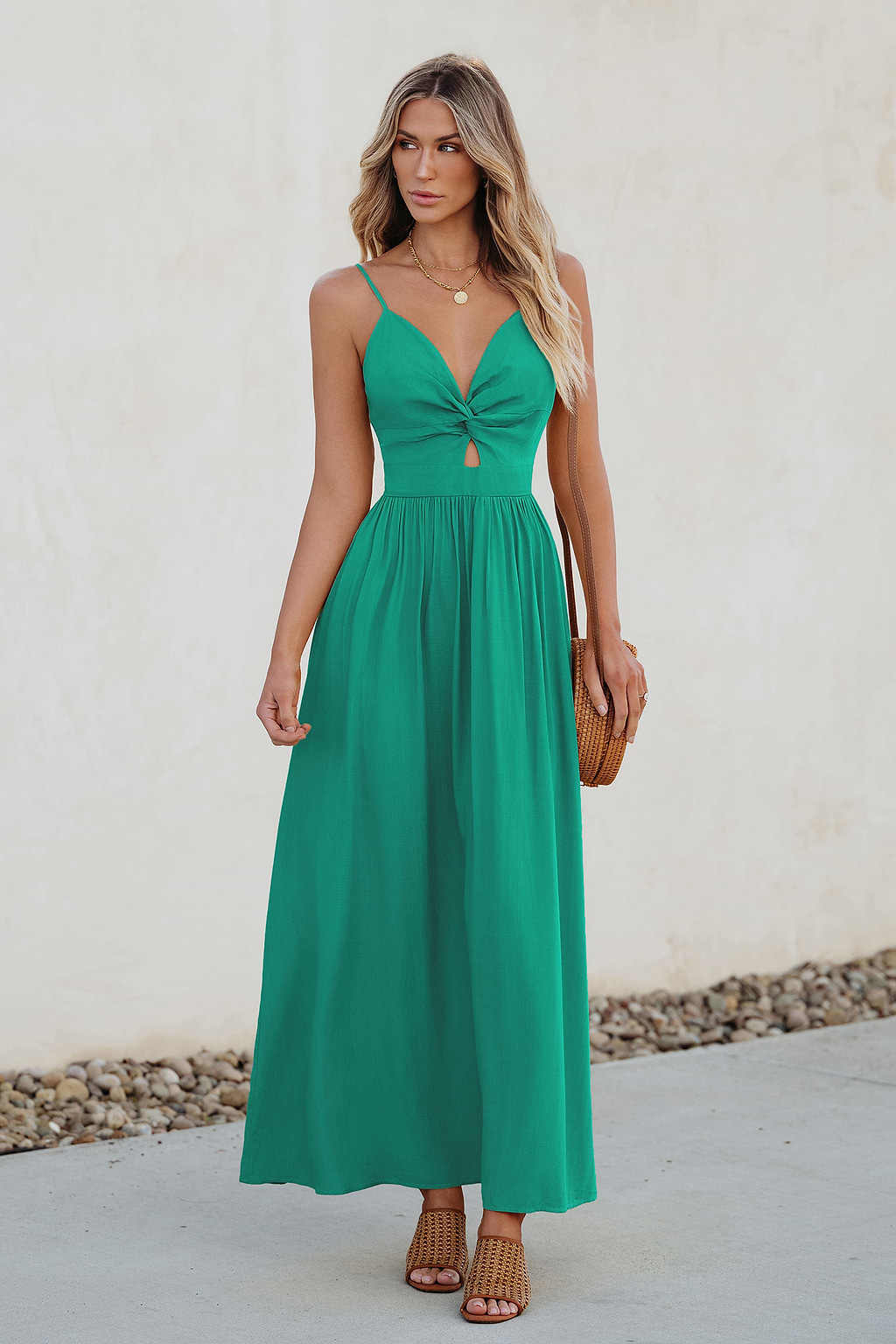 Wild Ivy Green Maxi Dress