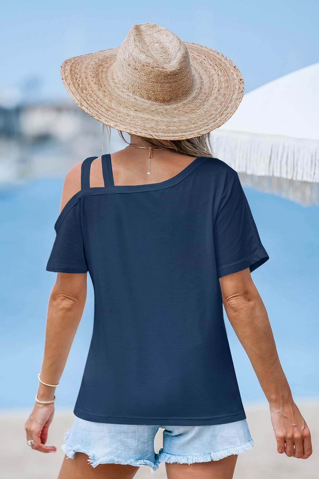 Ocean Breeze Navy Top