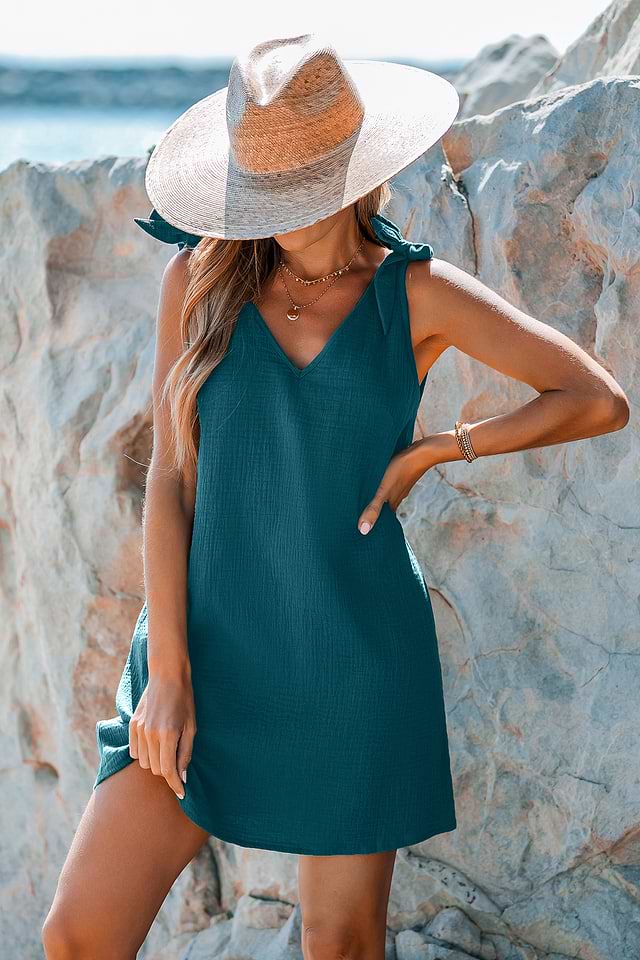 sapphire mini dress LAGUNA MINI DRESS [SAPPHIRE]