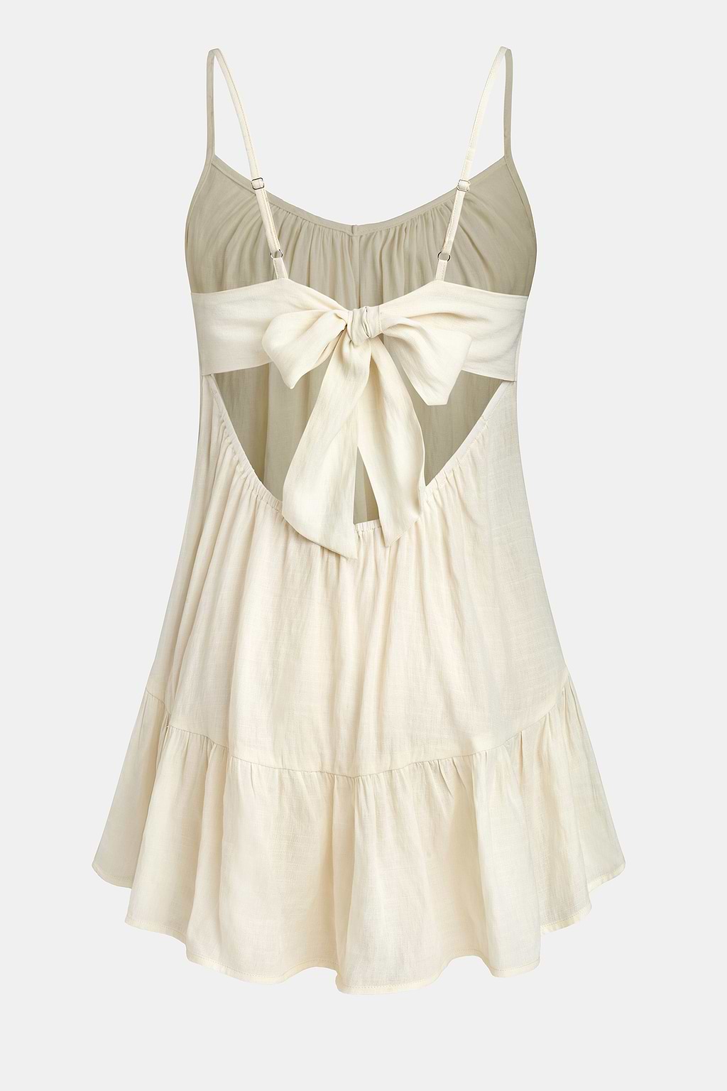 Crisp Seafoam White Cover-Up Mini Dress