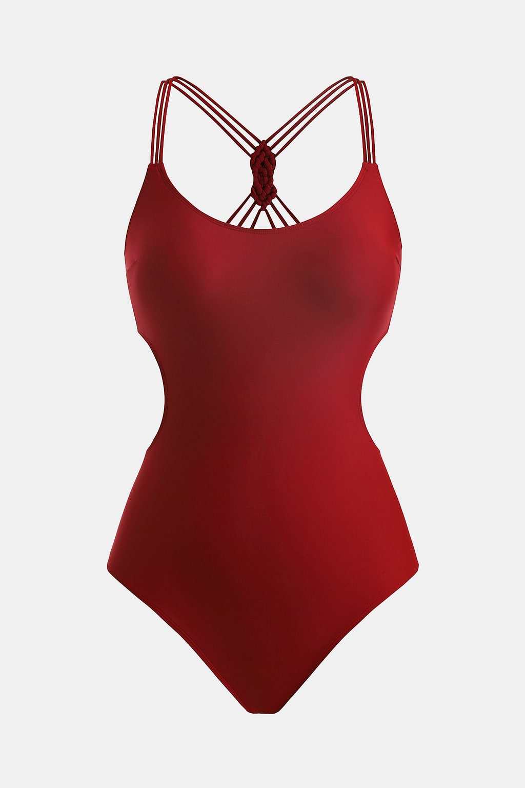 Ruby Ember Red Monokini Swimsuit