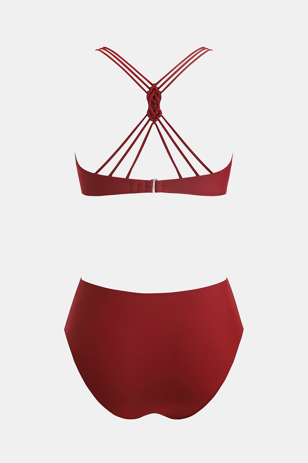 Ruby Ember Red Monokini Swimsuit