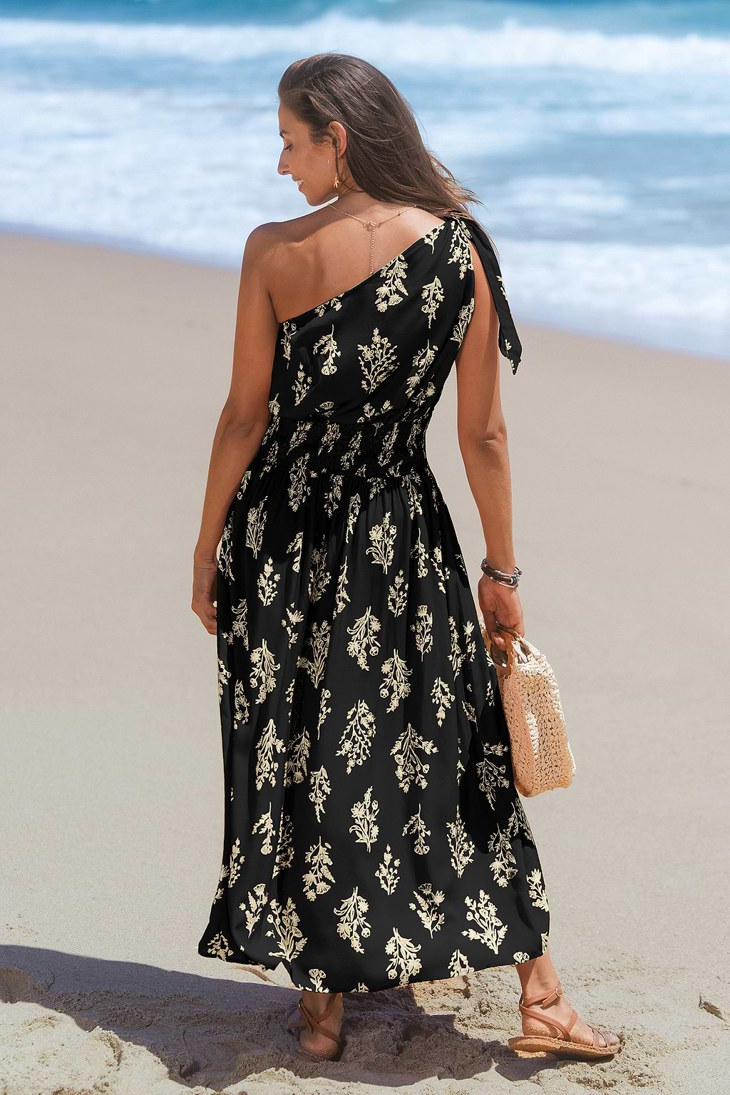 Vestido largo adornado Moonlit Reverie