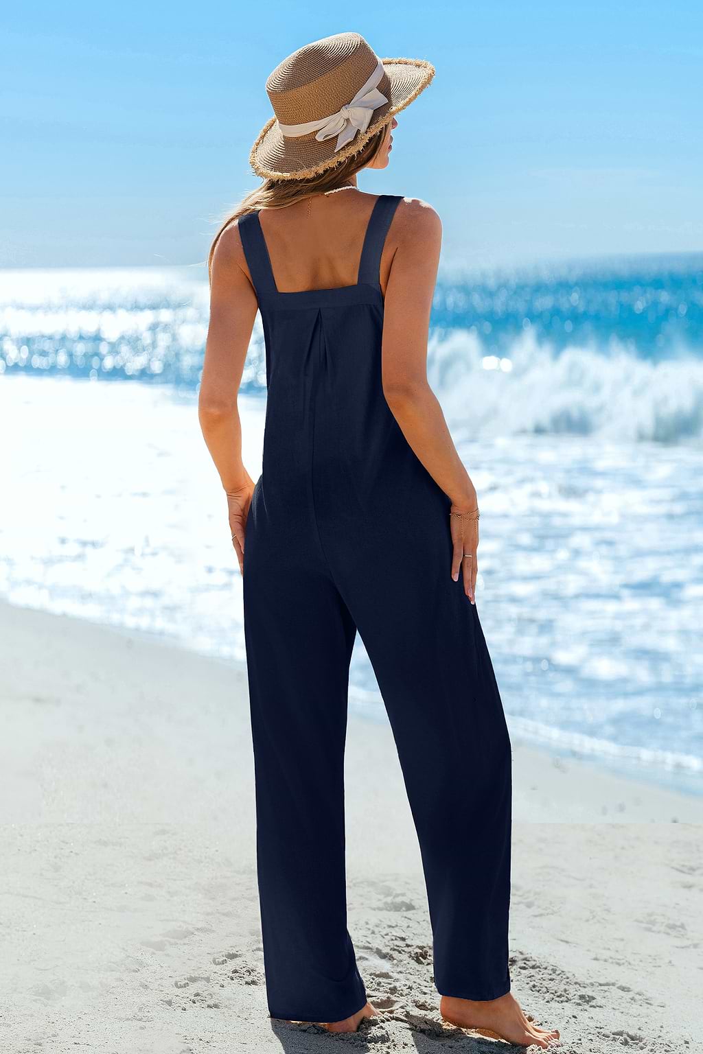 Open Skies Blue Jumpsuit