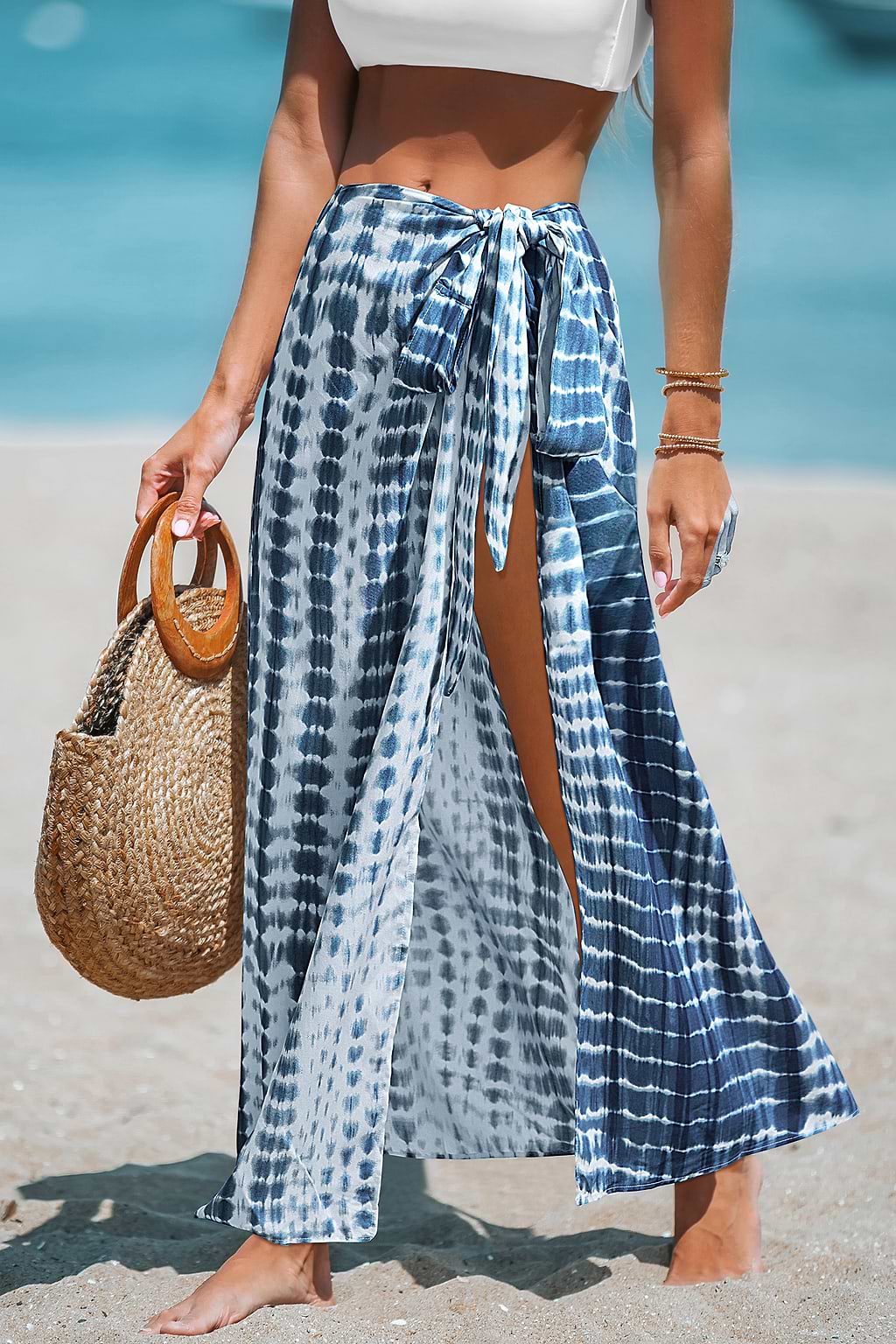 Sunny Wash Tie-Dye Multiway Cover-Up Maxi Dress