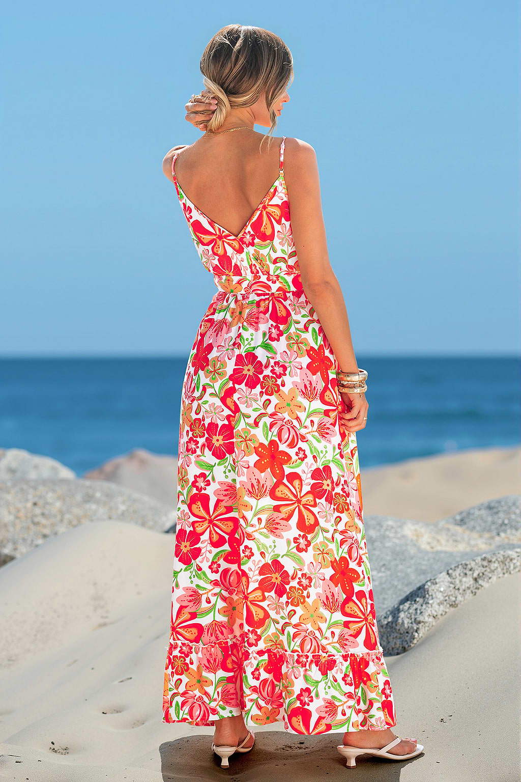 Abito lungo floreale Garden Fiesta